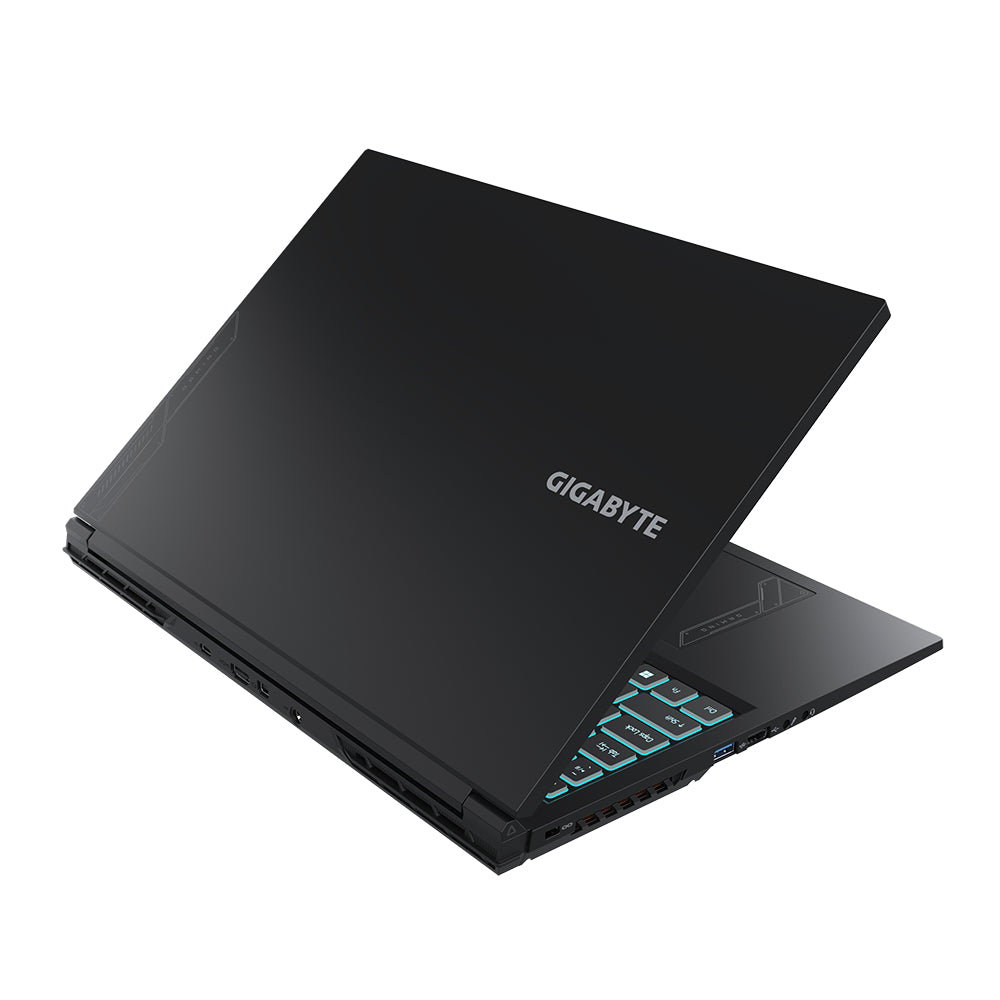 GIGABYTE G6 MF-H2DE854KH laptop Intel® Core™ i7 i7-13620H 40,6 cm (16") Full HD+ 16 GB DDR5-SDRAM 1 TB SSD NVIDIA GeForce RTX 4050 Wi-Fi 6E (802.11ax) Windows 11 Home Schwarz