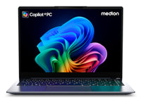 MEDION SPRCHRGD 14S2 (MD62721) Intel Core Ultra 5 228V Laptop 35,6 cm (14") 2.8K 32 GB LPDDR5x-SDRAM 512 GB SSD Wi-Fi 7 (802.11be) Windows 11 Home Grau