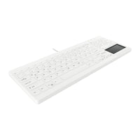 Contour Design Active Key Contour QuickClean Medizinische Tastatur IP68 Touchpad Kompakt Kabelgebunden Weiß DE C7412