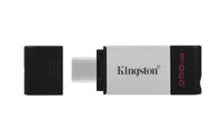 Kingston Technology DataTraveler 80 USB-Stick 256 GB USB Typ-C 3.2 Gen 1 (3.1 Gen 1) Schwarz, Silber