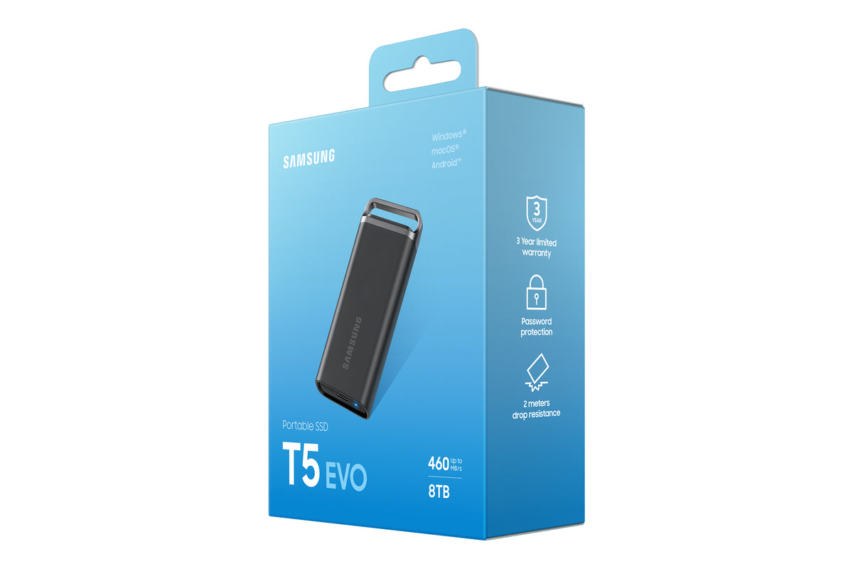 Samsung MU-PH8T0S 8 TB 3.2 Gen 1 (3.1 Gen 1) Schwarz