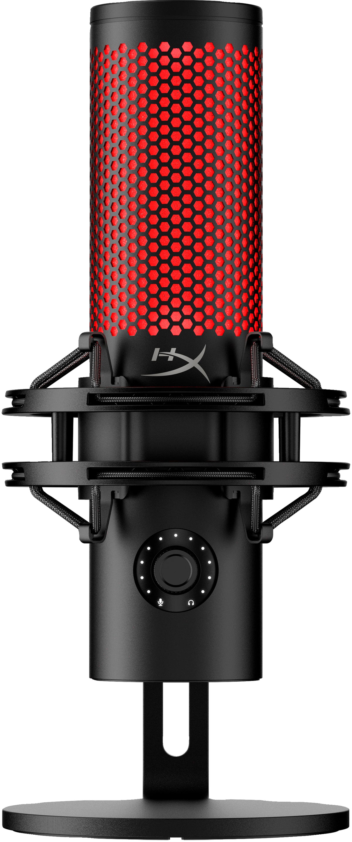 HyperX QuadCast 2 - USB Microphone (Black) Schwarz Podcast-Mikrofon