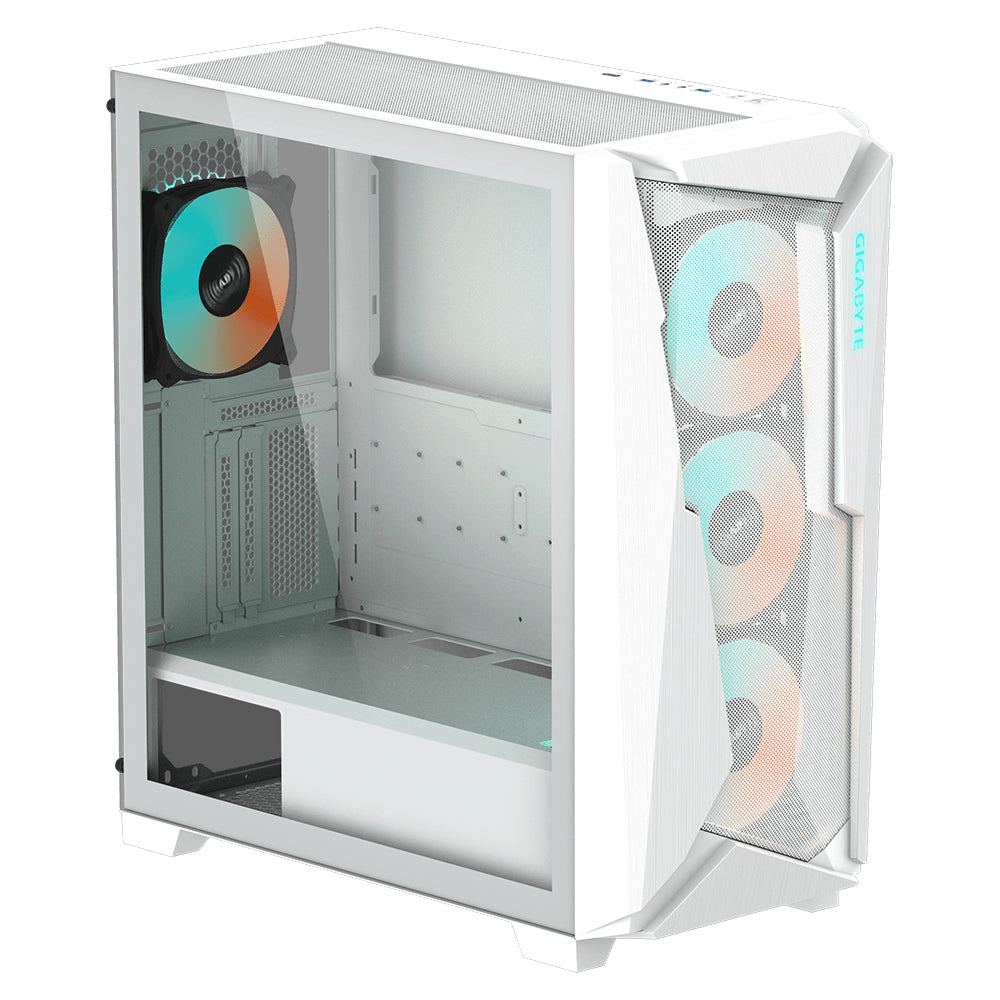 GIGABYTE C301GW Computer-Gehäuse Midi Tower Weiß