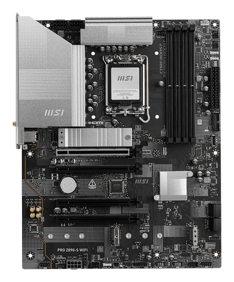 MSI PRO Z890-S WIFI Motherboard Intel Z890 LGA 1851 (Socket V1) ATX
