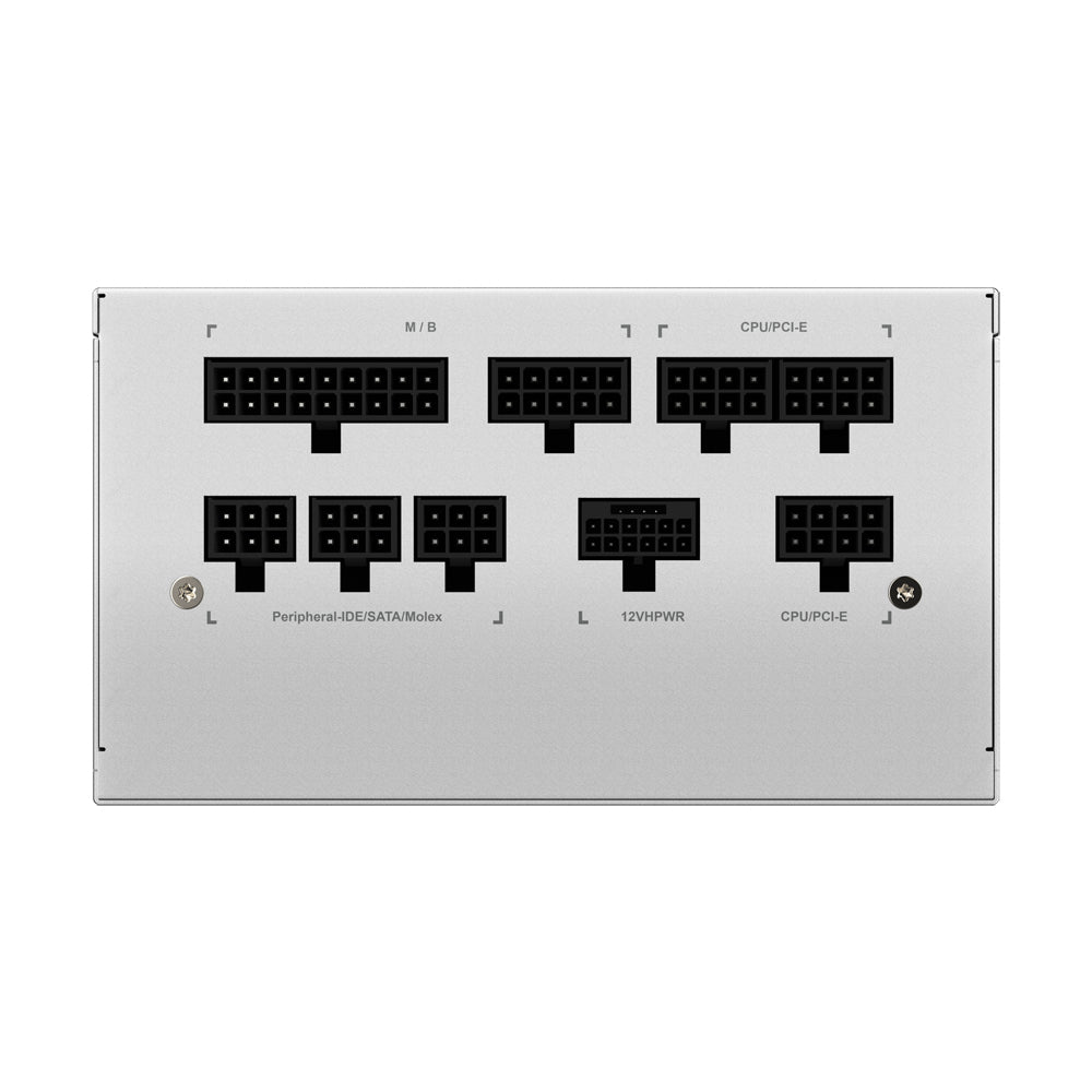 GIGABYTE UD850GM PG5W Netzteil - PCIe 5.0, 80 PLUS Gold, Vollmodulares Design, 120-mm-Lüfter, ATX 3.0 kompatibel, EU-Stecker