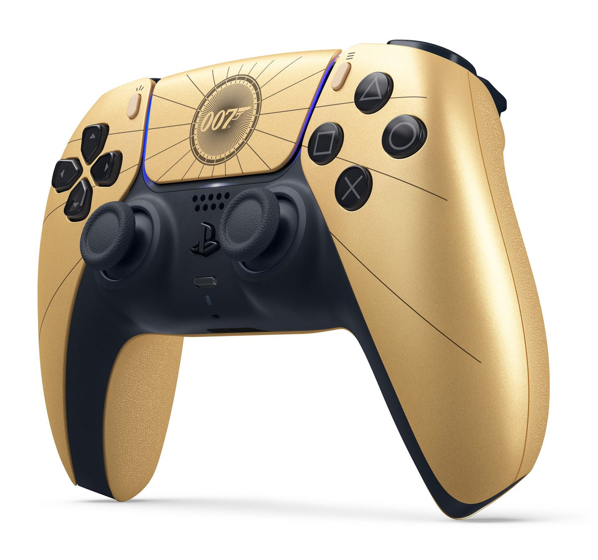 Sony Interactive Entertainment DualSense Wireless Controller – 007 First Light Limited Edition Schwarz, Gold Bluetooth/USB Gamepad Analog / Digital PlayStation 5, Android, MAC, PC, iOS