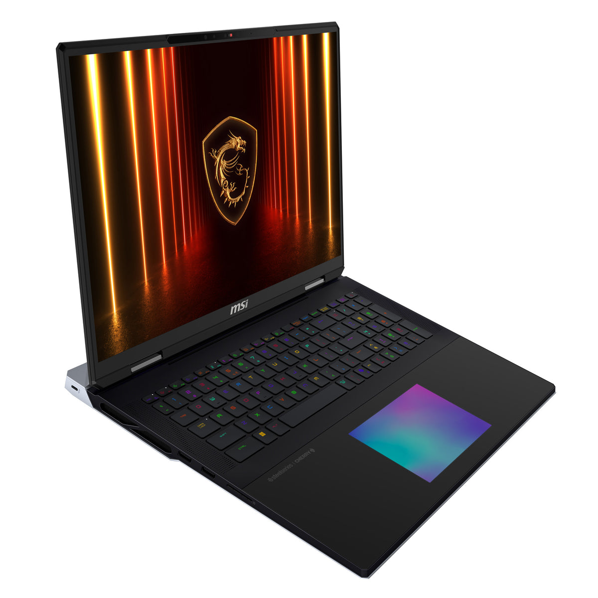 MSI Titan 18 HX AI A2XWIG-073 laptop Intel Core Ultra 9 285HX 45,7 cm (18") UHD+ 64 GB DDR5-SDRAM 6 TB SSD NVIDIA GeForce RTX 5080 Wi-Fi 7 (802.11be) Windows 11 Pro Schwarz
