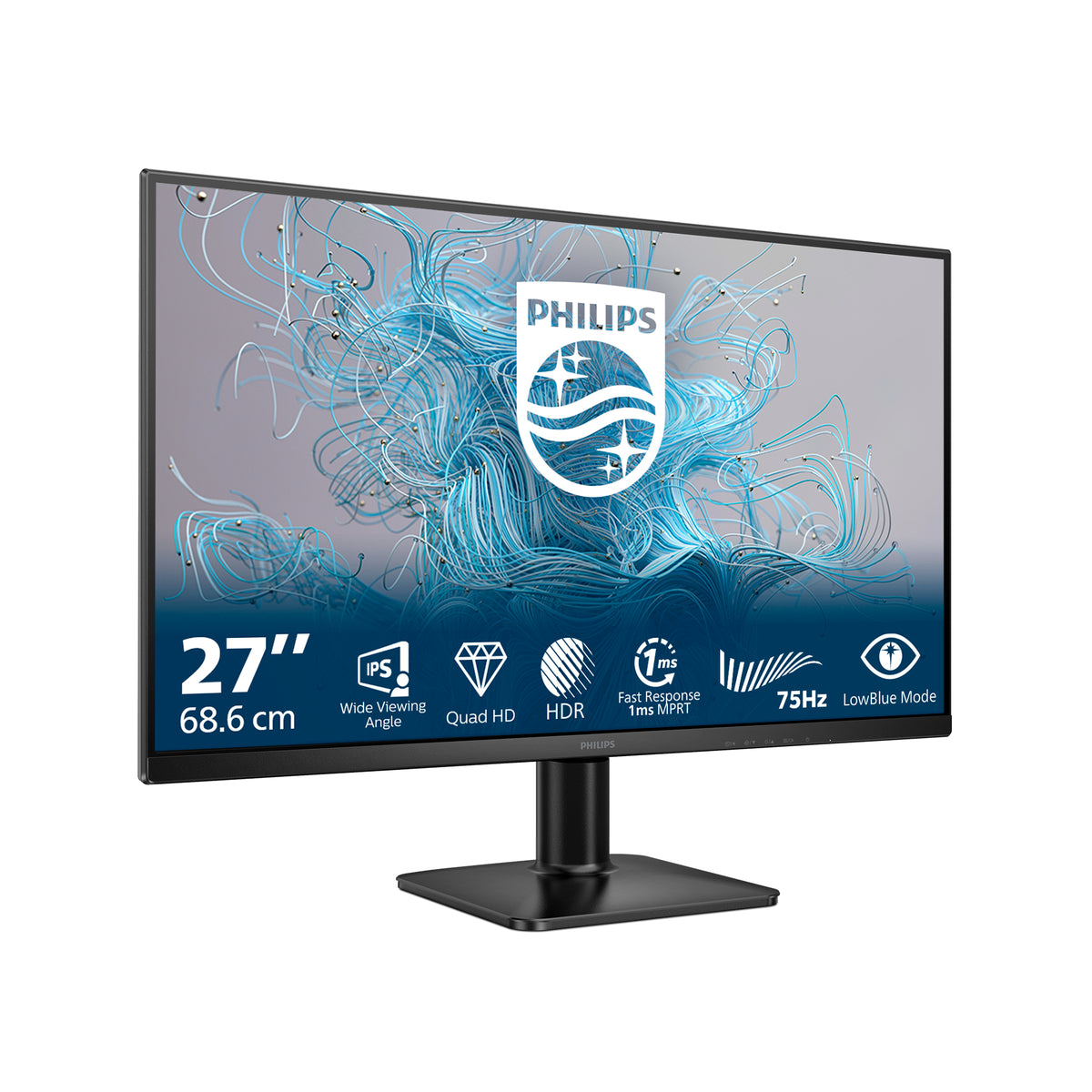 Philips 1000 series 27E2N1500L/00 Computerbildschirm 68,6 cm (27") 2560 x 1440 Pixel Quad HD LED Schwarz