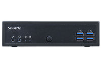 Shuttle XPC Slim PC System DL3000EP, Intel N100, Win10 IoT, 8GB RAM, 128GB SSD M.2 (NVMe), 2x LAN (2x 2.5Gbit), 2xCOM, 1xHDMI, 1xDP, 1x VGA, lüfterlos, 24/7 Dauerbetrieb
