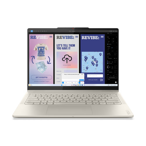Lenovo Yoga 7 2-in-1 14ILL10 Copilot+ PC Intel Core Ultra 5 226V Hybrid (2-in-1) 35,6 cm (14") Touchscreen WUXGA 16 GB LPDDR5x-SDRAM 1 TB SSD Wi-Fi 7 (802.11be) Windows 11 Home Deutsch Grau
