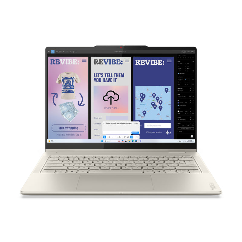 Lenovo Yoga 7 2-in-1 14ILL10 Copilot+ PC Intel Core Ultra 5 226V Hybrid (2-in-1) 35,6 cm (14") Touchscreen WUXGA 16 GB LPDDR5x-SDRAM 1 TB SSD Wi-Fi 7 (802.11be) Windows 11 Home Deutsch Grau