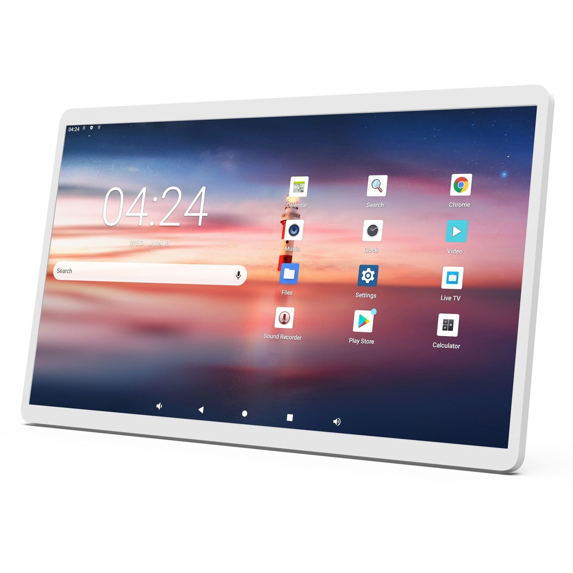 ALLNET High Performance Display 32 Zoll Android 12 RK3588 HDMI In Farbe weiß ohne PoE