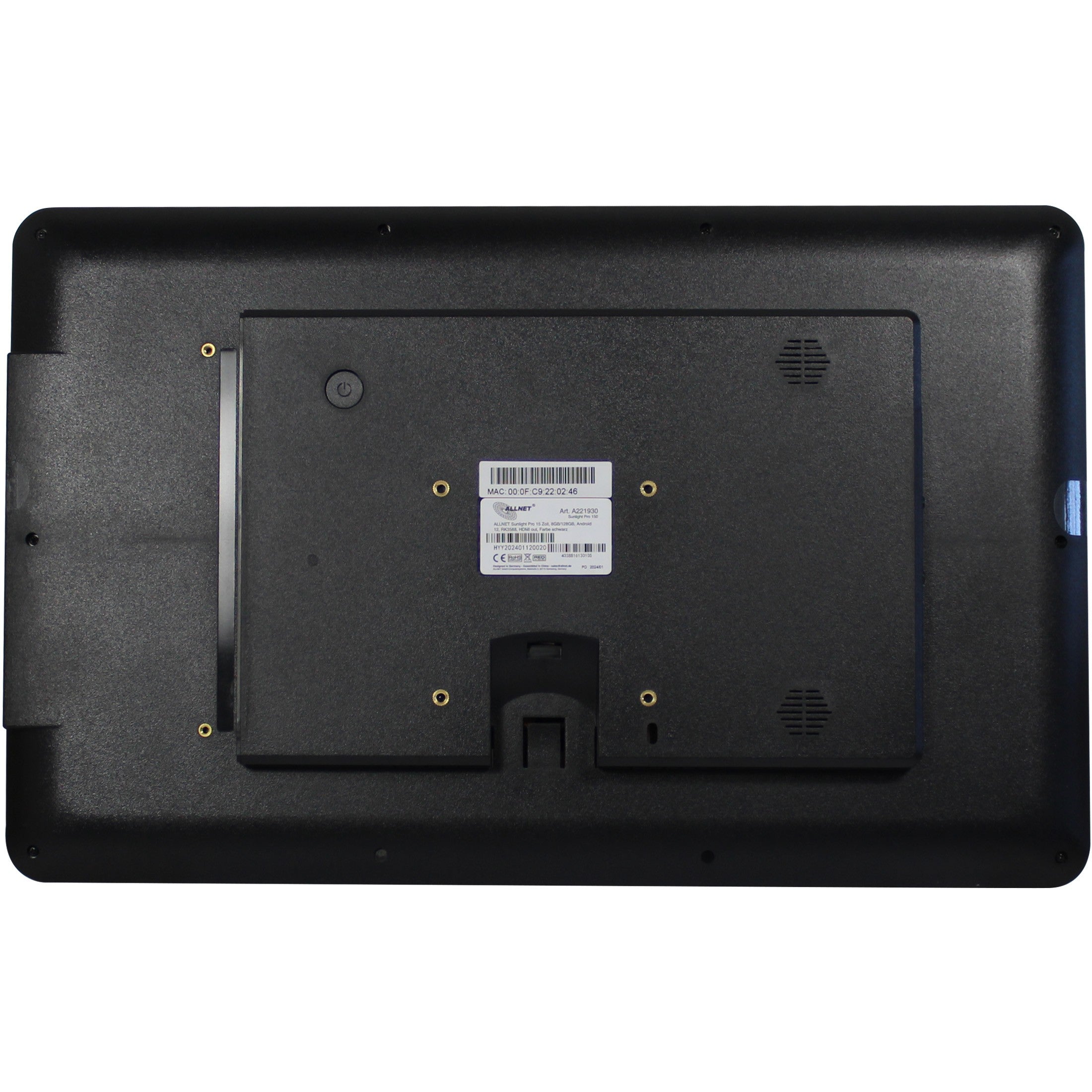 ALLNET Sunlight Pro 15 Zoll 8GB/128GB Android 12 RK3588 HDMI out Farbe schwarz