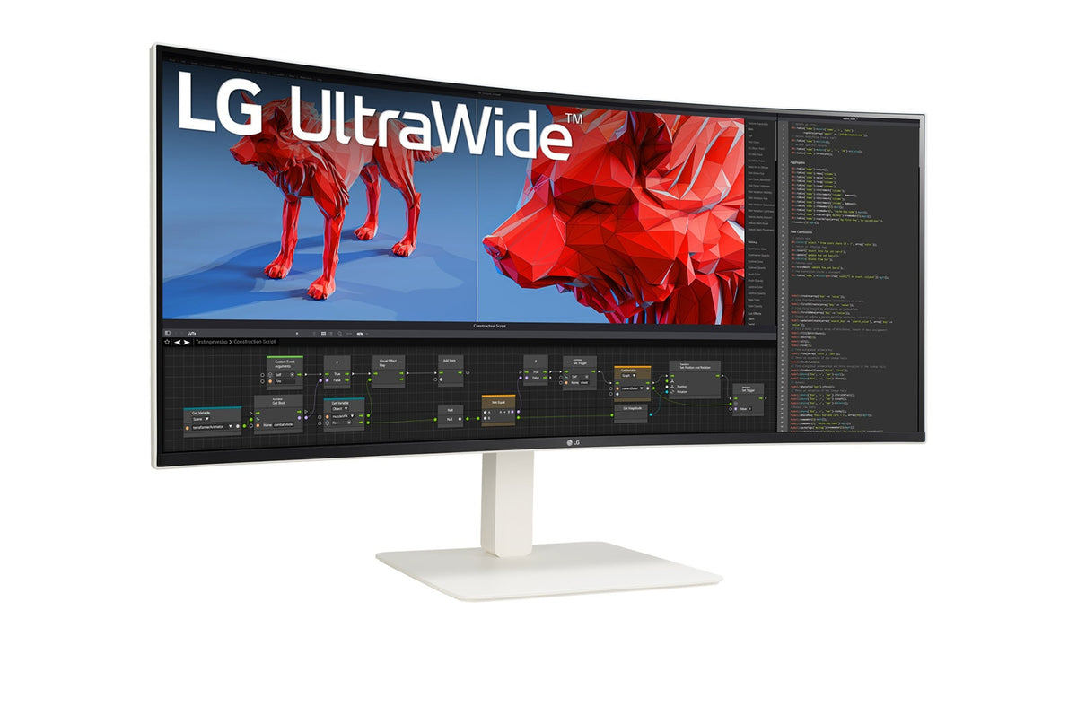 LG 38BR85QC-W Computerbildschirm 96,5 cm (38") 3840 x 1600 Pixel UltraWide Quad HD+ LCD Weiß