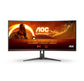 AOC G2 CU34G2XE/BK Computerbildschirm 86,4 cm (34") 3440 x 1440 Pixel Wide Quad HD LCD Schwarz, Rot