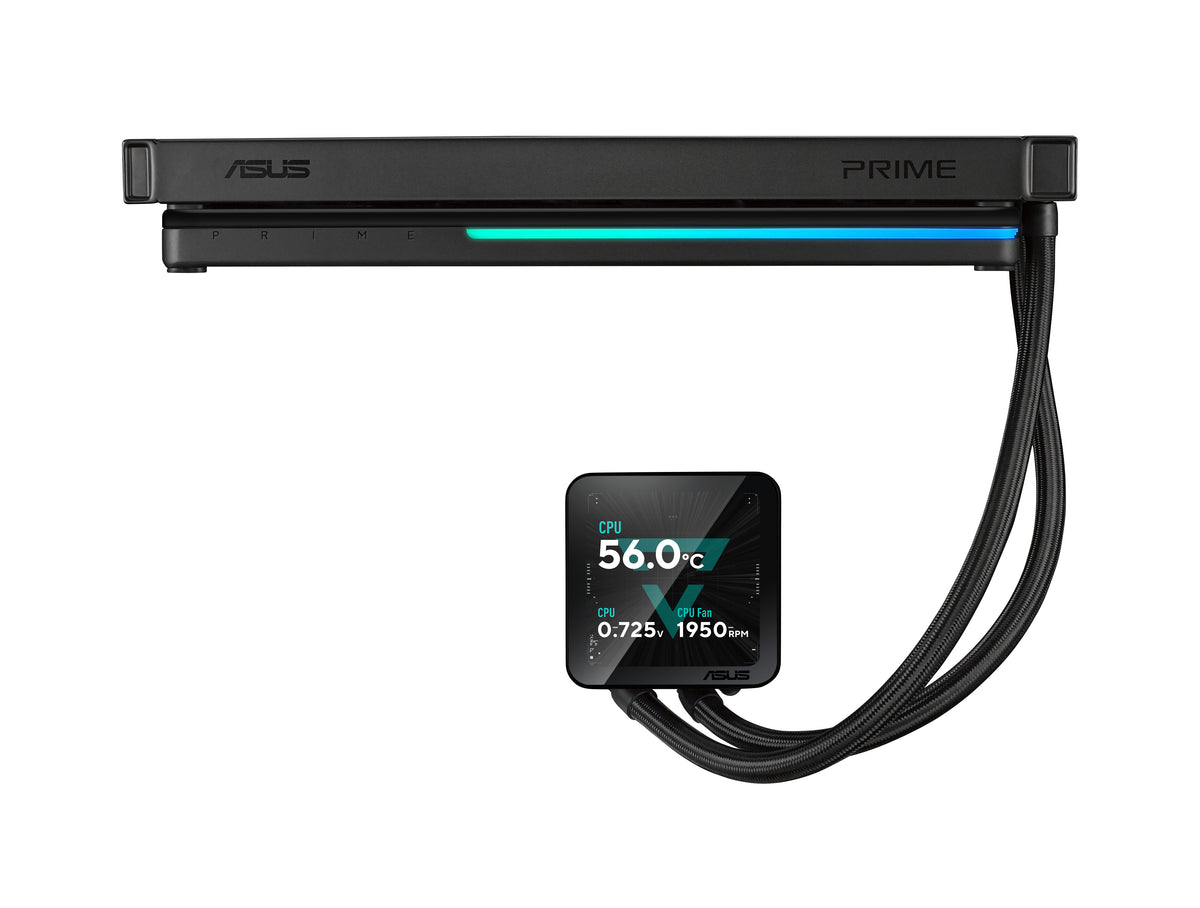 ASUS PRIME LC II 360 ARGB LCD Refroidisseur de liquide tout-en-un pour processeur 12 cm Noir 1 pièce(s)