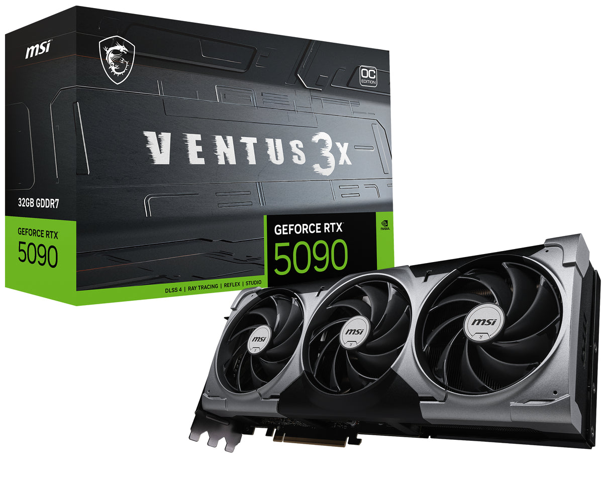 MSI VENTUS GEFORCE RTX 5090 32G 3X OC Grafikkarte NVIDIA 32 GB GDDR7