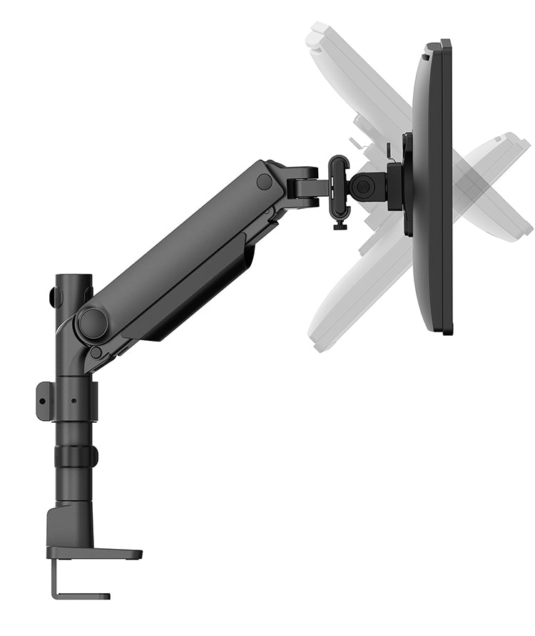 Neomounts DS65S-950BL2 Monitorarm 24-34" - Gasfeder - Topfix - mehrfach verstellbar - 180°-Stopp