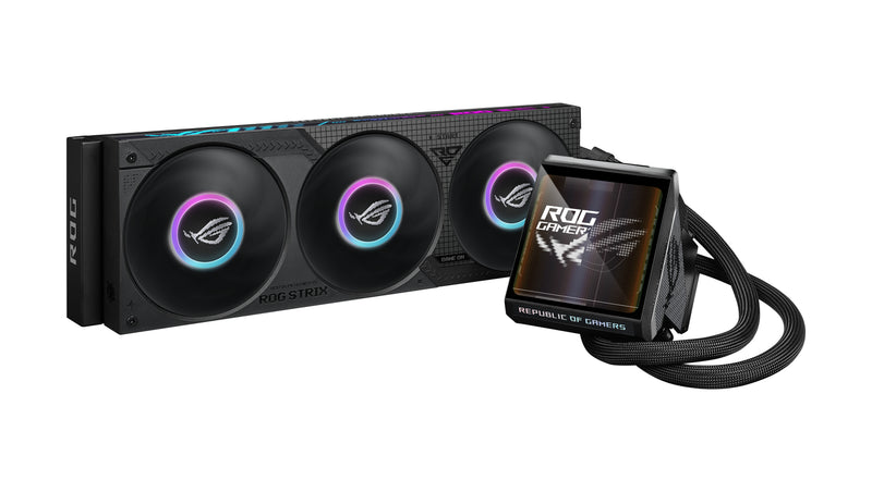 ASUS ROG Strix LC IV 360 ARGB LCD Prozessor Flüssigkeitskühlung 12 cm Schwarz