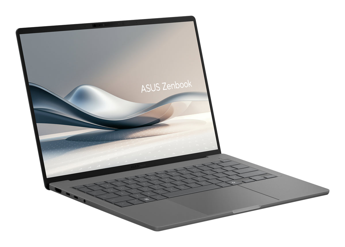 ASUS Zenbook A14 UX3407NA-QD045W Snapdragon X2E-88-100 Laptop 35,6 cm (14") WUXGA 32 GB LPDDR5x-SDRAM 1 TB SSD Wi-Fi 7 (802.11be) Windows 11 Home Grau