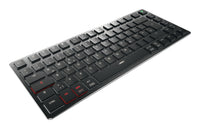 CHERRY KW X ULP 2.0 MINI Tastatur Heimbüro USB + RF Wireless + Bluetooth QWERTZ Deutsch Schwarz