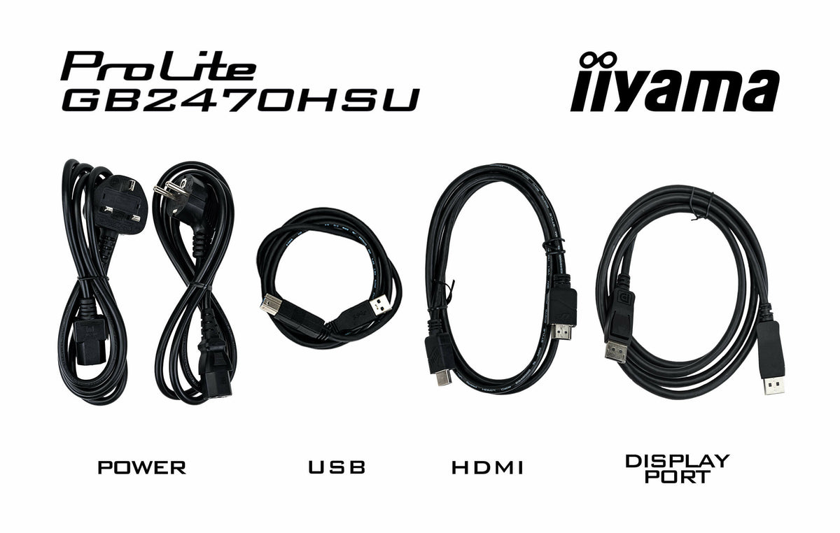 iiyama G-MASTER GB2470HSU-B6 Computerbildschirm 60,5 cm (23.8") 1920 x 1080 Pixel Full HD LCD Schwarz