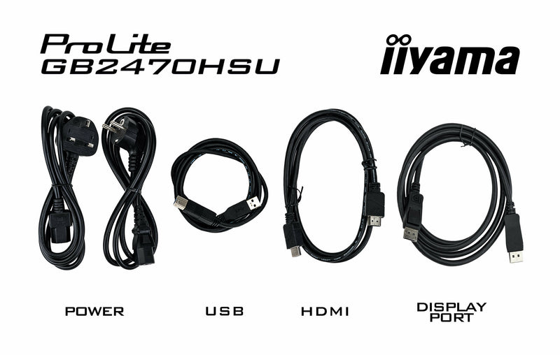 iiyama G-MASTER GB2470HSU-B6 Computerbildschirm 60,5 cm (23.8") 1920 x 1080 Pixel Full HD LCD Schwarz