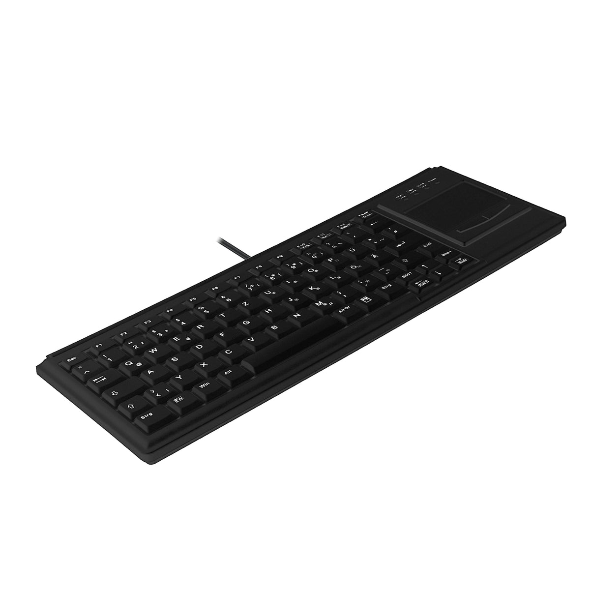 Contour Design Active Key Contour Industrietastatur IP68 Touchpad Mini Kabelgebunden Schwarz DE 4400