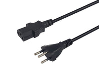 Equip Hochwertiges Netzkabel, T12 auf C13, 5,0m
