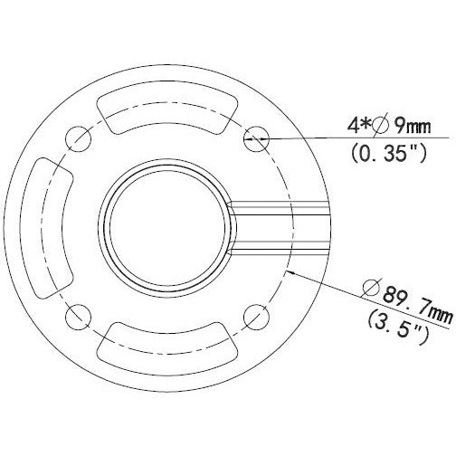 ALLNET Pendant mount/Decken for ALL-CAM2498-LEP