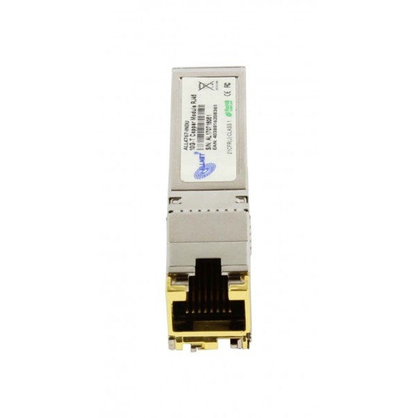 ALLNET Switch Modul ALL4767-INDU SFP+(Mini-GBIC). 10Gbit. RJ45(TP). uncodiert. Industrial -40/+85 Grad.