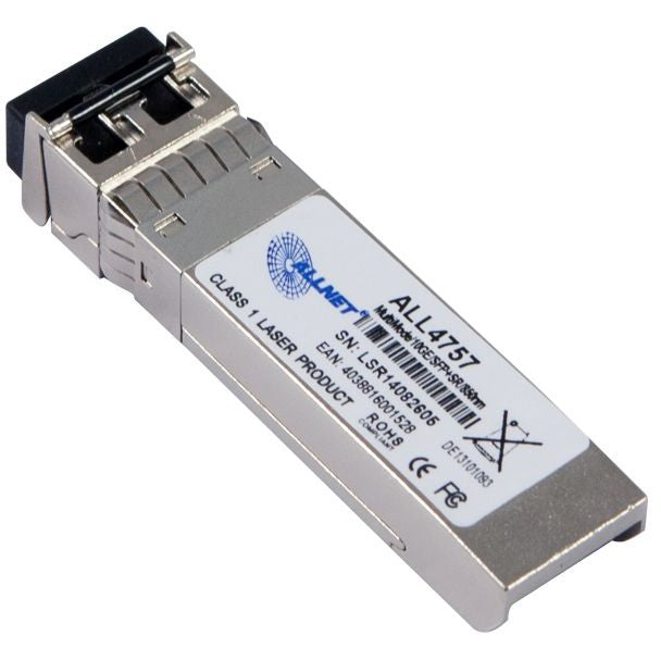 ALLNET Switch Modul ALL4757-INDU SFP+(Mini-GBIC). 10Gbit Multimode. SR/LC. Industrial -40/+85 Grad.