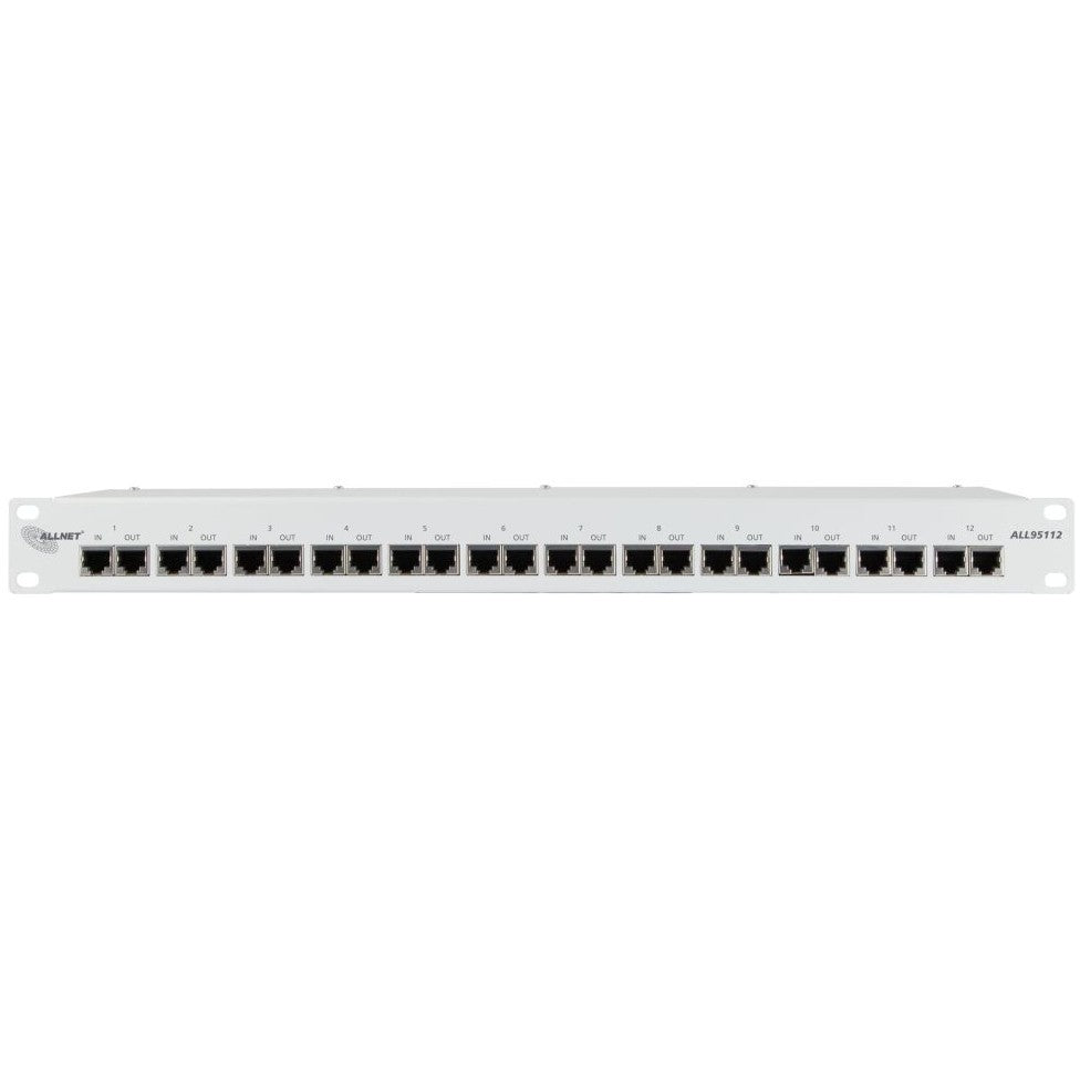 Z ALLNET TP Cat 6 Überspannungs / Blitzschutz 12Port ALL95112 auch ALL-IP