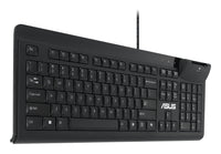 ASUS Smart Card Keyboard KU100 Tastatur Heimbüro USB QWERTZ Deutsch Schwarz