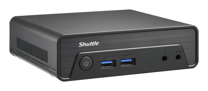 Shuttle Nano PC NE1010XA, Intel N 100, 8GB DDR4, 250GB M.2, 1x HDMI, 1x DP, 6x USB, 1x LAN, VESA, lüfterlos, 24/7 Dauerbetrieb