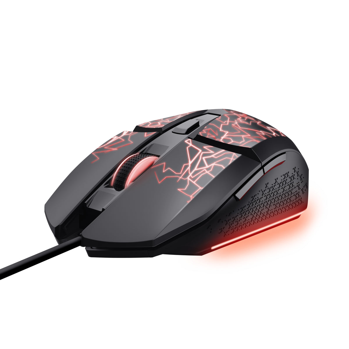 Trust GXT 113 Felox Maus Gaming rechts USB Typ-A Optisch 6400 DPI