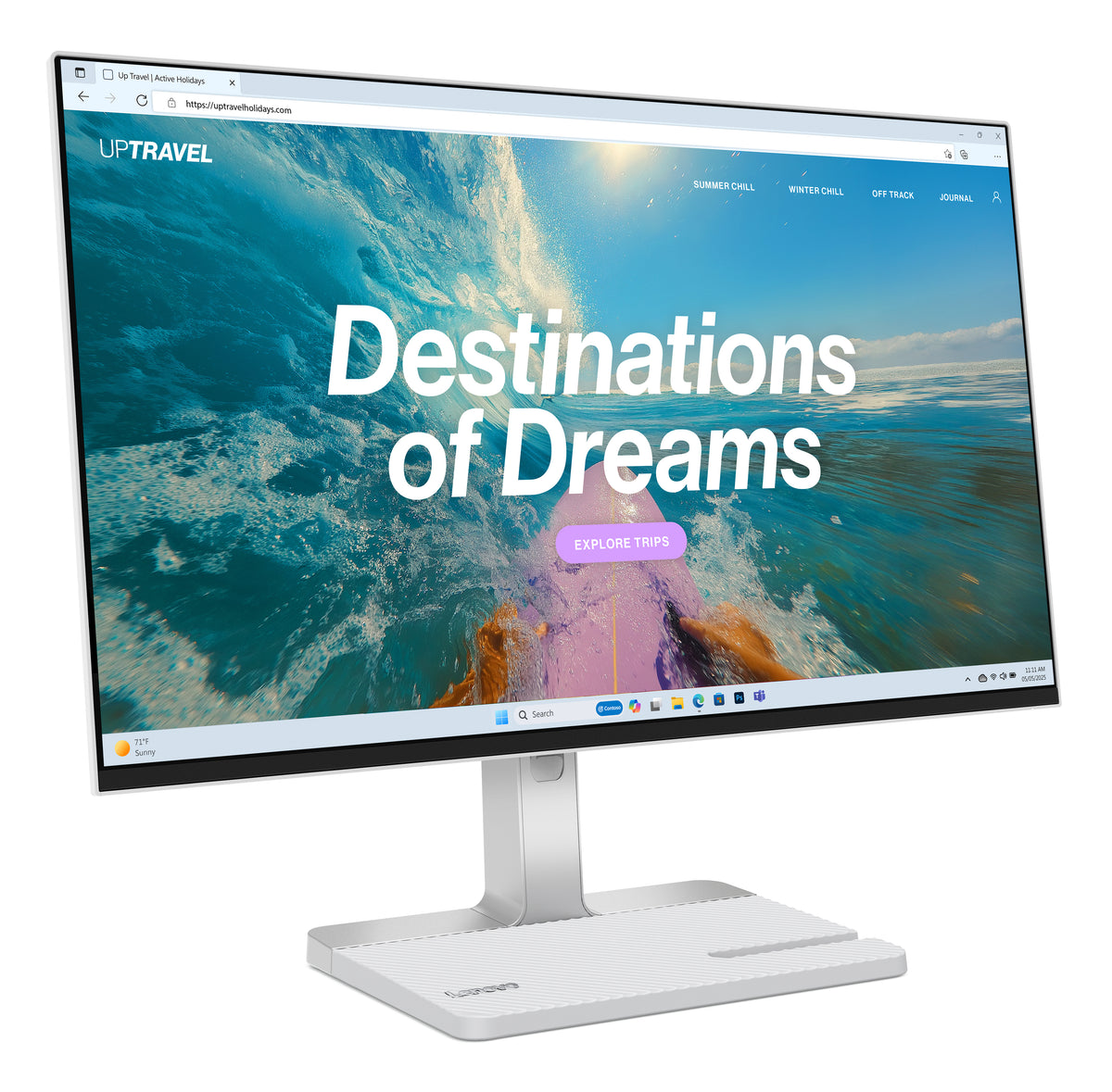 Lenovo L24D-4C Computerbildschirm 60,5 cm (23.8") 1920 x 1080 Pixel Full HD LCD Grau