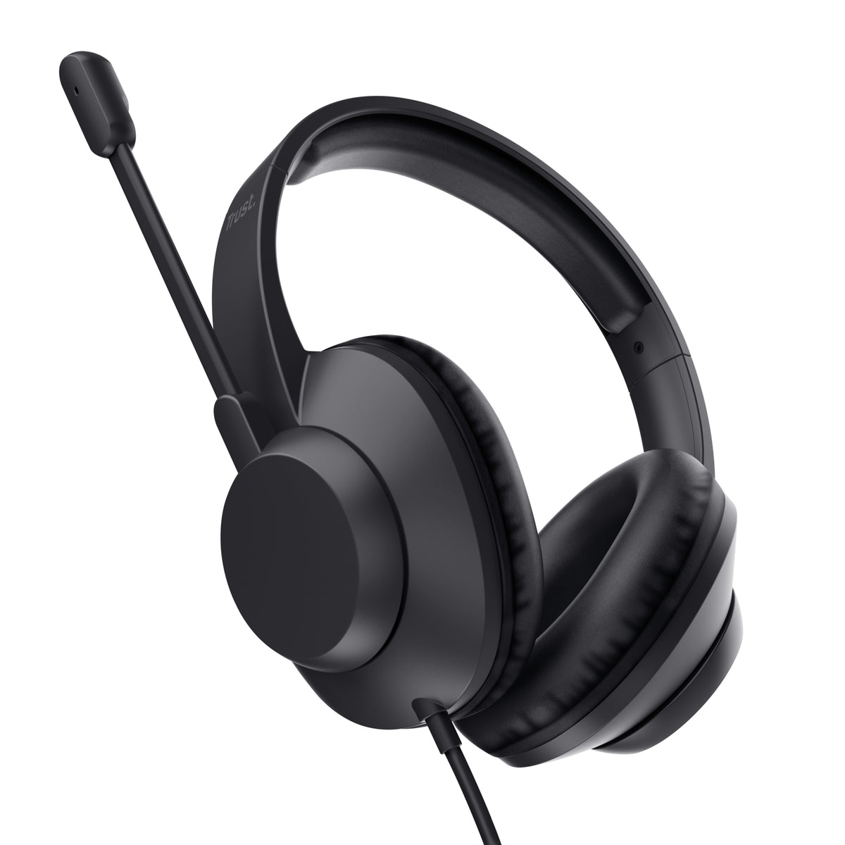 Trust Ayda Max USB Kopfhörer Kabelgebunden Kopfband Büro/Callcenter USB Type-C / USB Type-A Schwarz