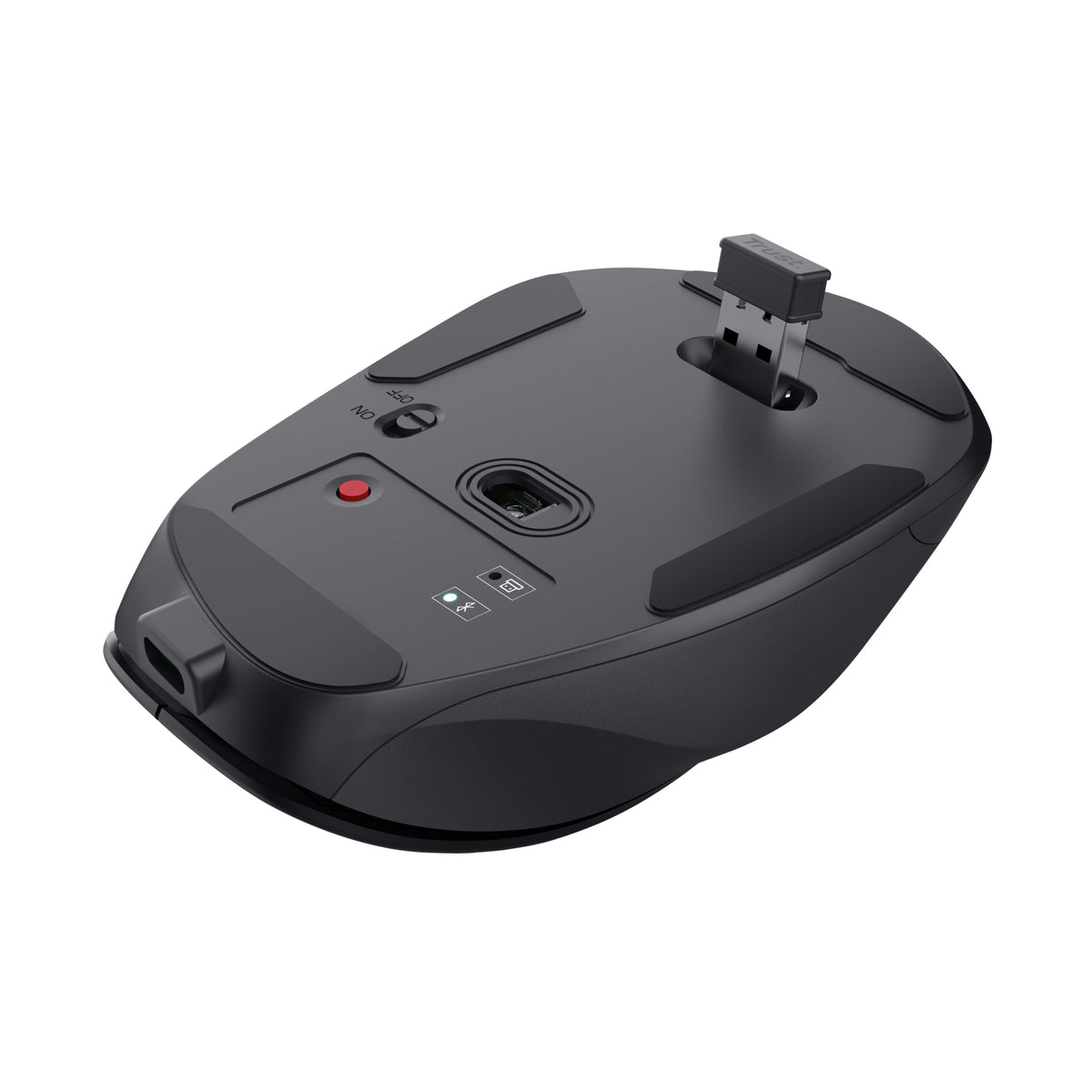 Trust Fyda Maus Büro rechts RF Wireless + Bluetooth Optisch 2400 DPI