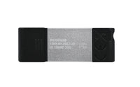 Kingston Technology DataTraveler 80 USB-Stick 32 GB USB Typ-C 3.2 Gen 1 (3.1 Gen 1) Schwarz, Silber