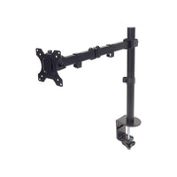Manhattan Tischhalterung mit Monitorarm für ein Display, Für ein Display von 13" bis 32" und bis zu 8 kg, zweifach schwenkbar, schwarz