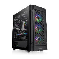 Thermaltake Versa T27 ATX Mid Tower Black Tempered Glass Side Panel ARGB