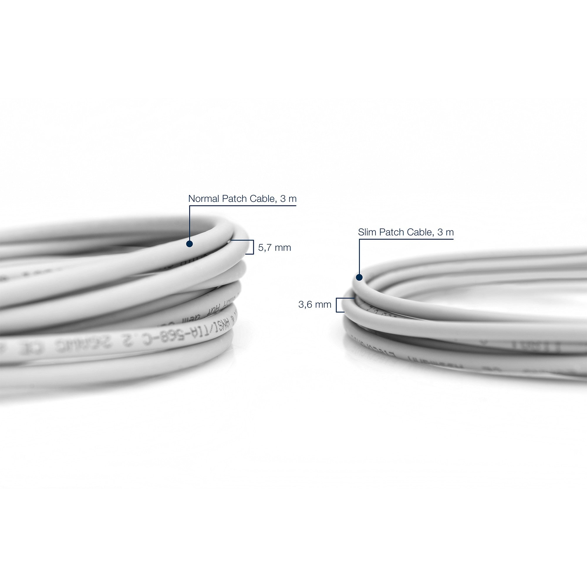 DIGITUS CAT 6A U/UTP Slim Patchkabel 5.0m grau