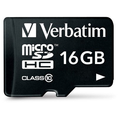 CARD 16GB Verbatim Premium MicroHC 80MB/s +Adapter