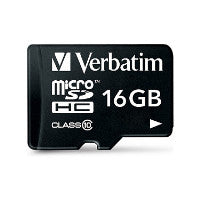 Verbatim CARD 16GB Verbatim Premium MicroHC 80MB/s +Adapter – Ansicht 2