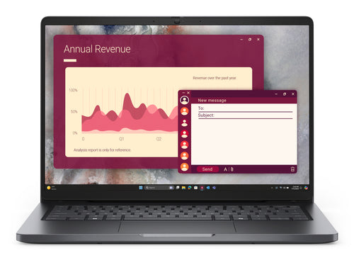 DELL Pro 14 PC14250 Intel Core Ultra 5 225U Laptop 35,6 cm (14") Full HD+ 16 GB DDR5-SDRAM 512 GB SSD Wi-Fi 6E (802.11ax) Windows 11 Pro Deutsch Schwarz