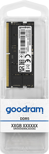 Goodram 16GB DDR5 5600MHz CL40 SR SODIMM Speichermodul 1 x 16 GB 262-pin SO-DIMM