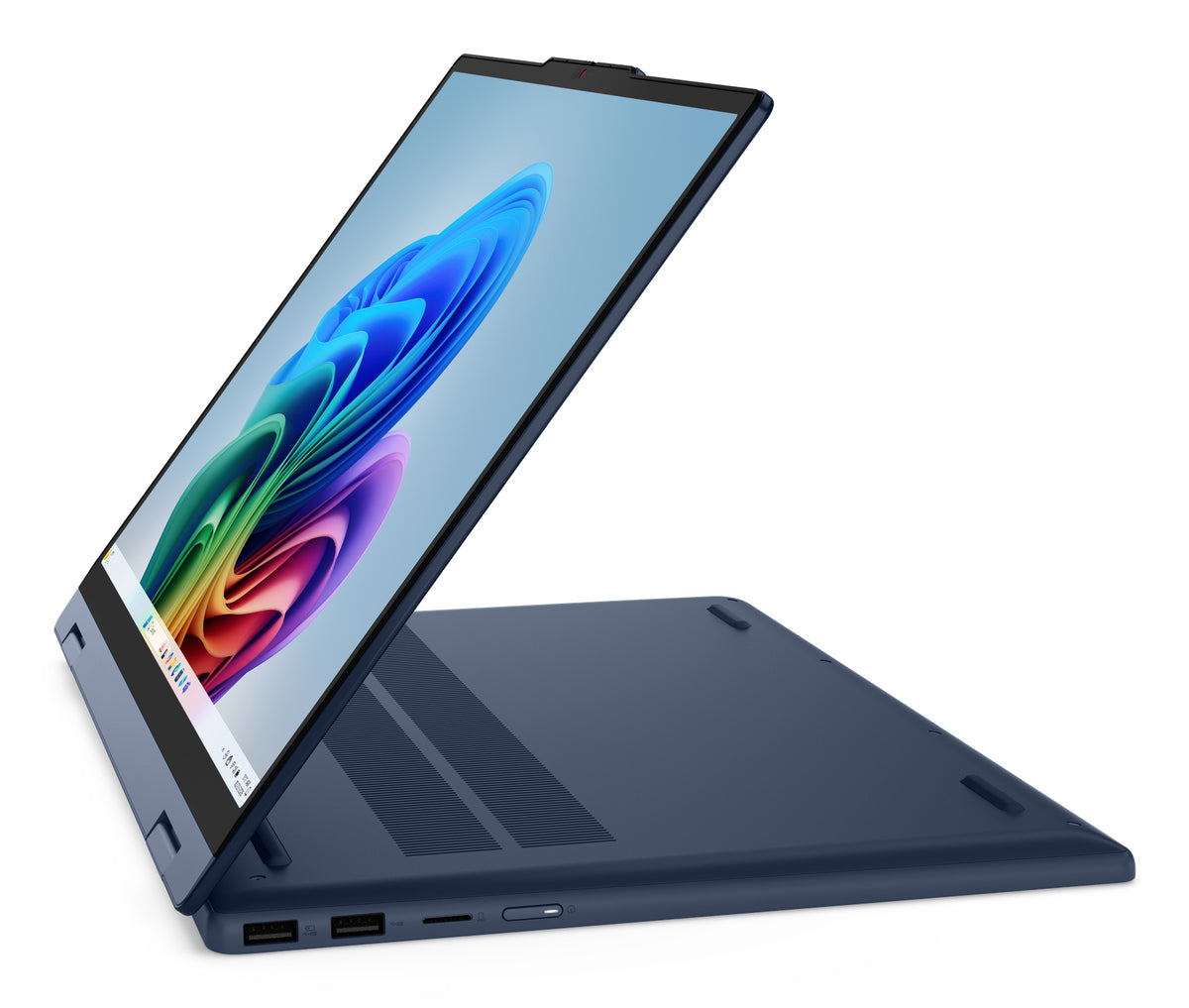 Lenovo IdeaPad 5 2-in-1 15AGP11 Copilot+ PC AMD Ryzen AI 5 430 Hybrid (2-in-1) 38,9 cm (15.3") Touchscreen WUXGA 16 GB DDR5-SDRAM 512 GB SSD Wi-Fi 7 (802.11be) Windows 11 Home Blau Deutsch
