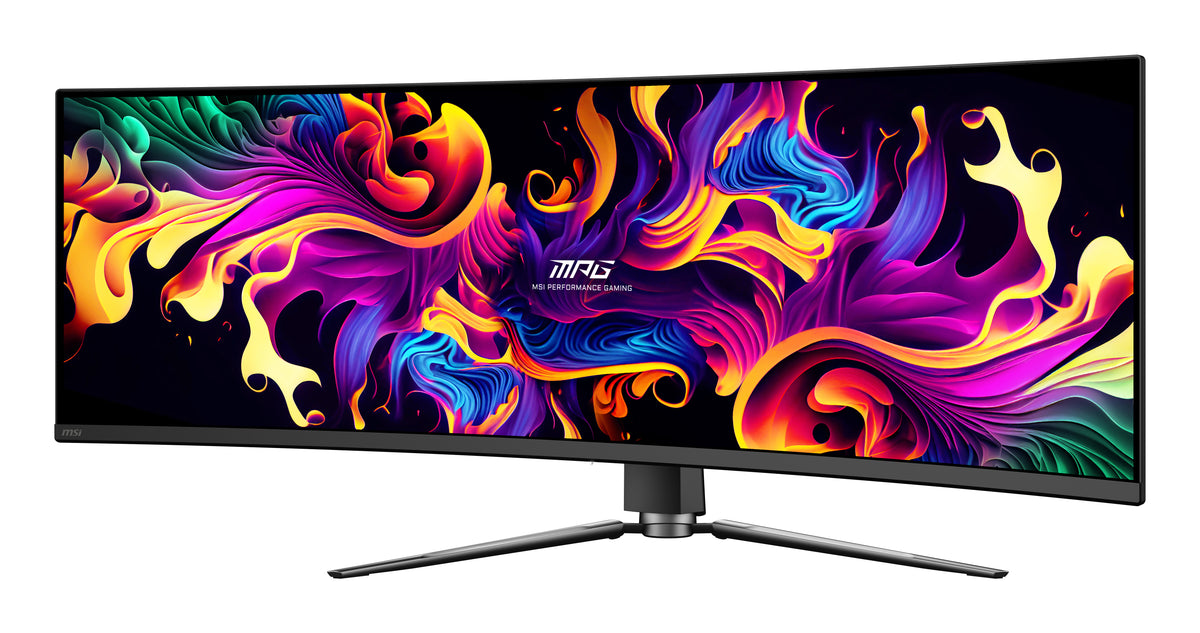 MSI MPG 491CQP QD-OLED Écran d'ordinateur 124,5 cm (49") 5120 x 1440 pixels Dual WQHD Noir