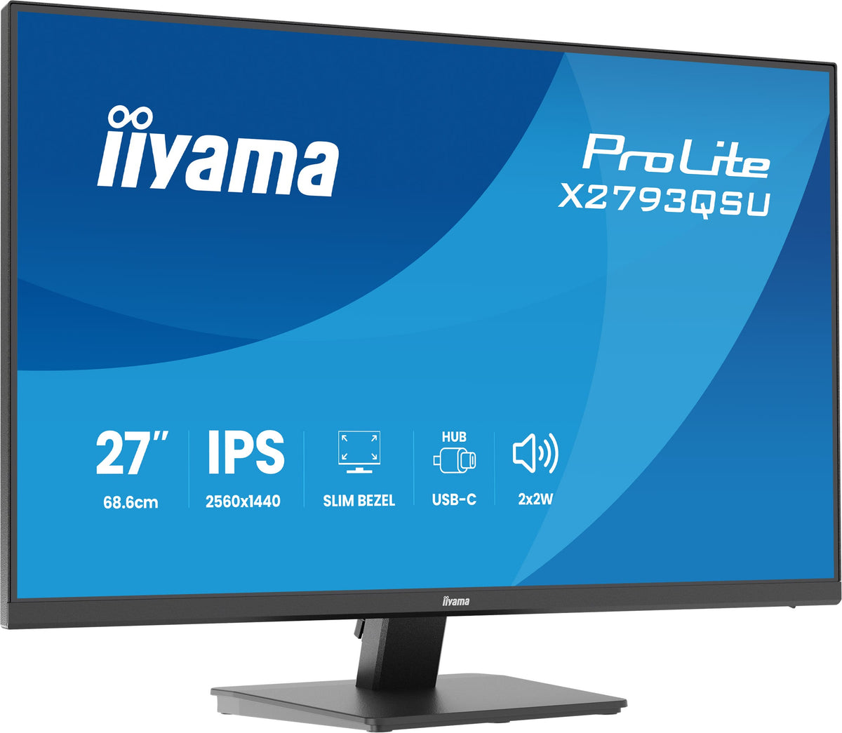 iiyama ProLite X2793QSU-B1 Computerbildschirm 68,6 cm (27") 2560 x 1440 Pixel Quad HD LED Schwarz